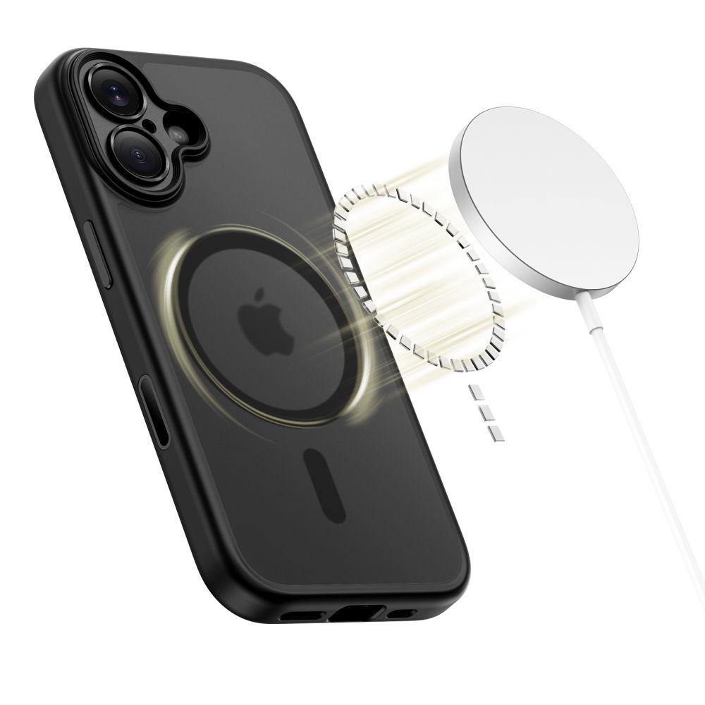 Tech-Protect Magpeak Magsafe CC Phone Case Cover iPhone 17 - Matte Black (0)
