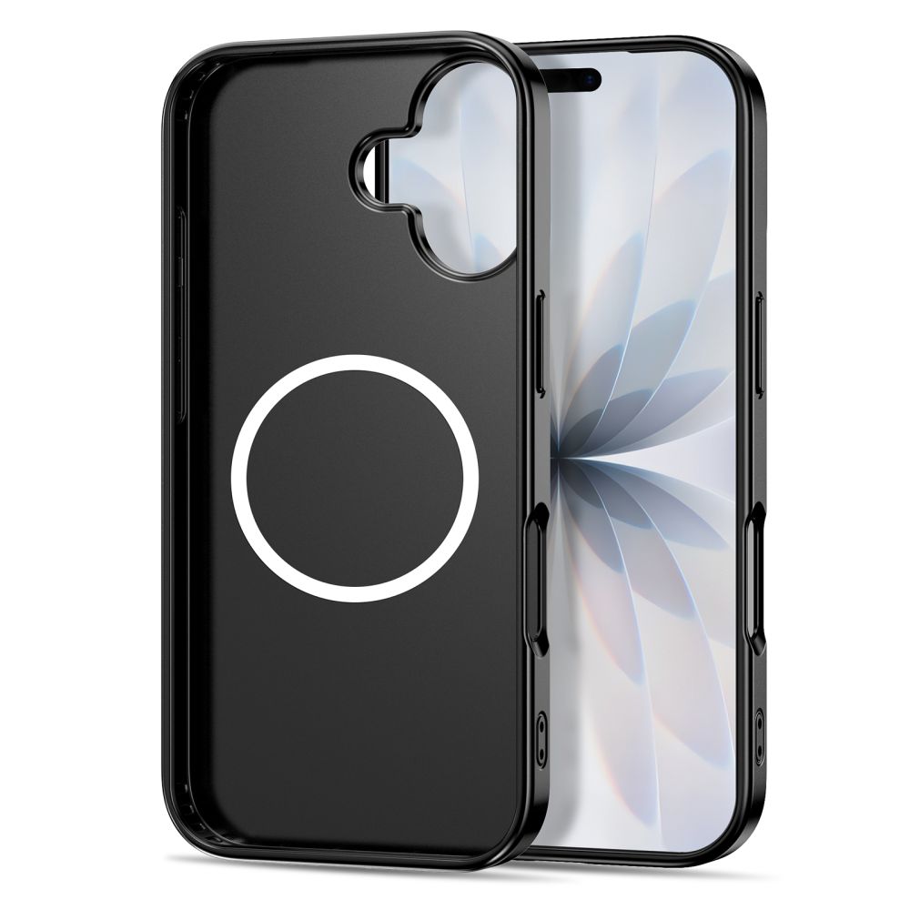 Tech-Protect Lamano MagSafe Phone Case Cover iPhone 17 - black and brown (2)