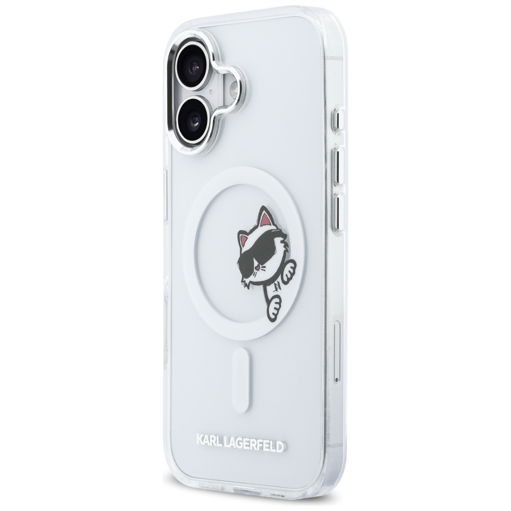 Karl Lagerfeld IML Peekaboo MagSafe iPhone 17 Case - Transparent (0)