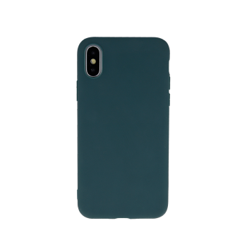 Apple iPhone 17 6.3'' Matt Silicone Color Case Cover, Forest Green