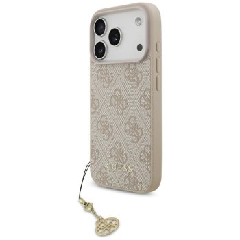 Guess 4G Charms Collection MagSafe Phone Case Cover iPhone 17 Pro - Pink