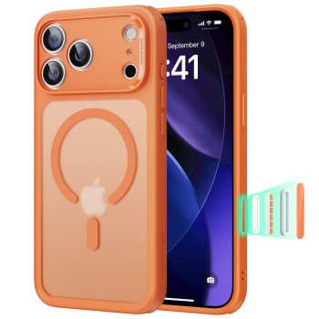 ESR Classic Hybrid MagSafe Phone Case Cover iPhone 17 Pro - Clear Orange