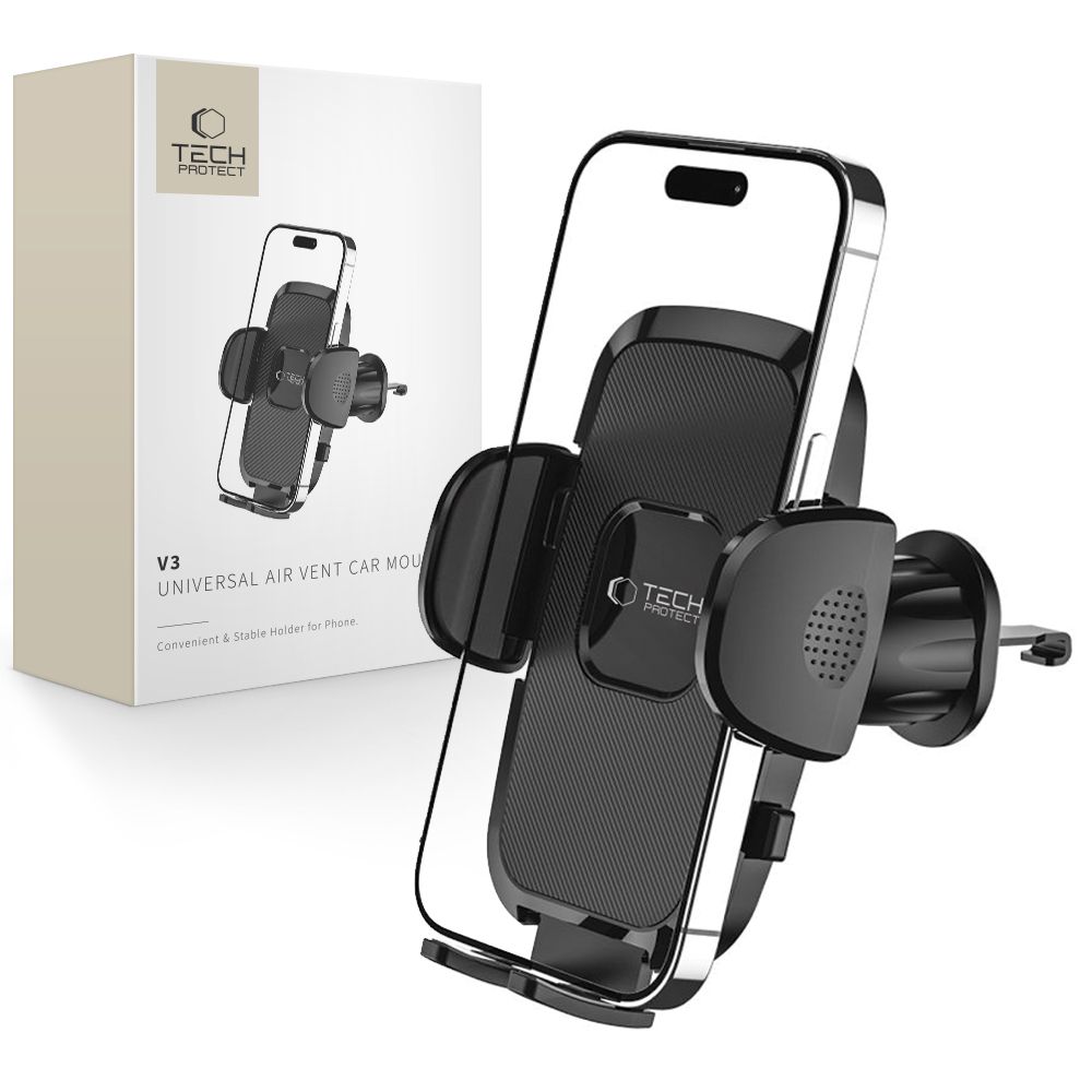 Tech-Protect V3 car phone holder for air vent - black
