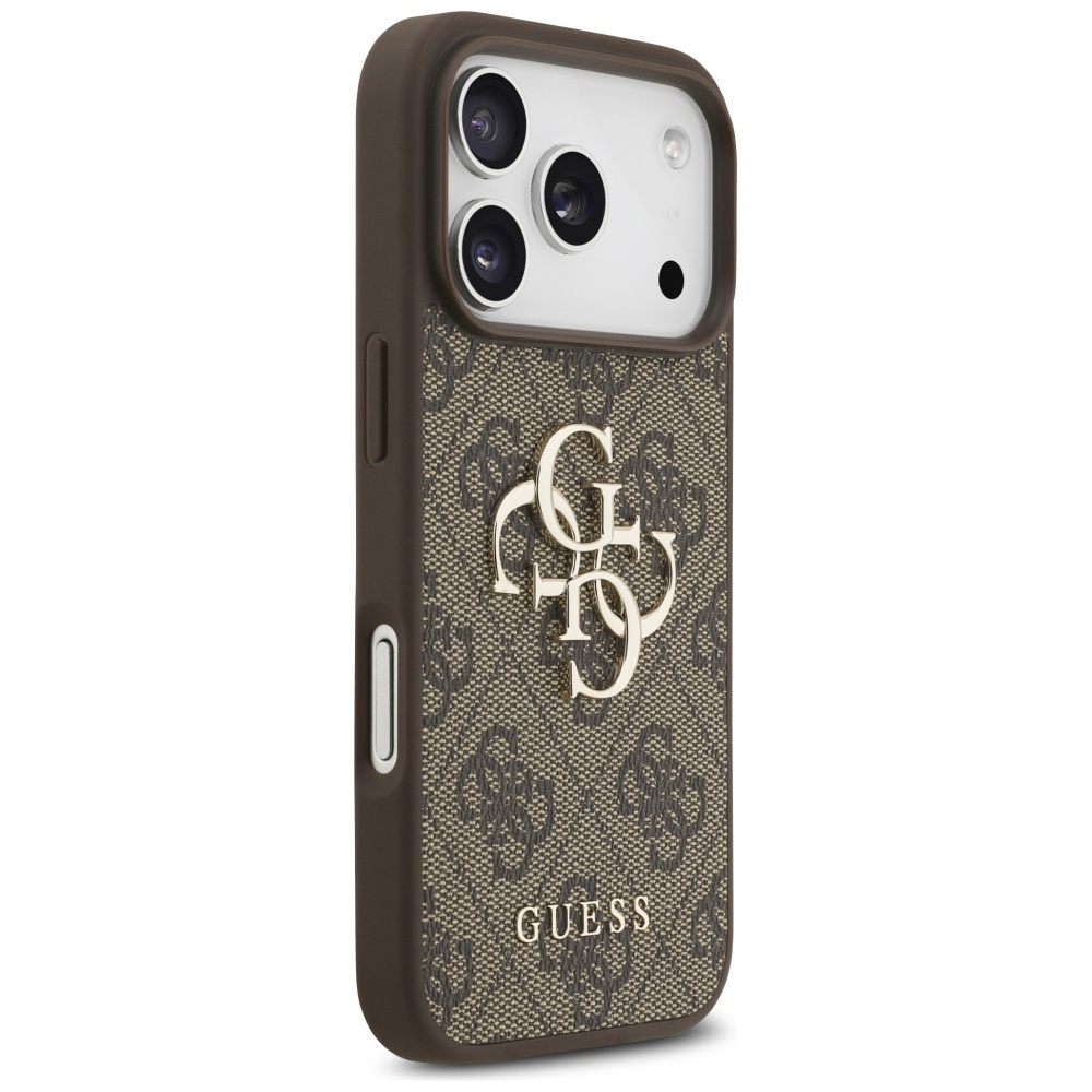 Guess 4G Big Logo Phone Case Cover iPhone 17 Pro - Brown (2)