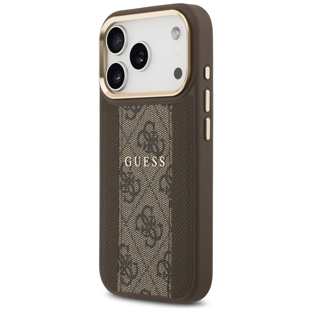 Guess 4G Stripe MagSafe Phone Case Cover iPhone 17 Pro - brown (0)