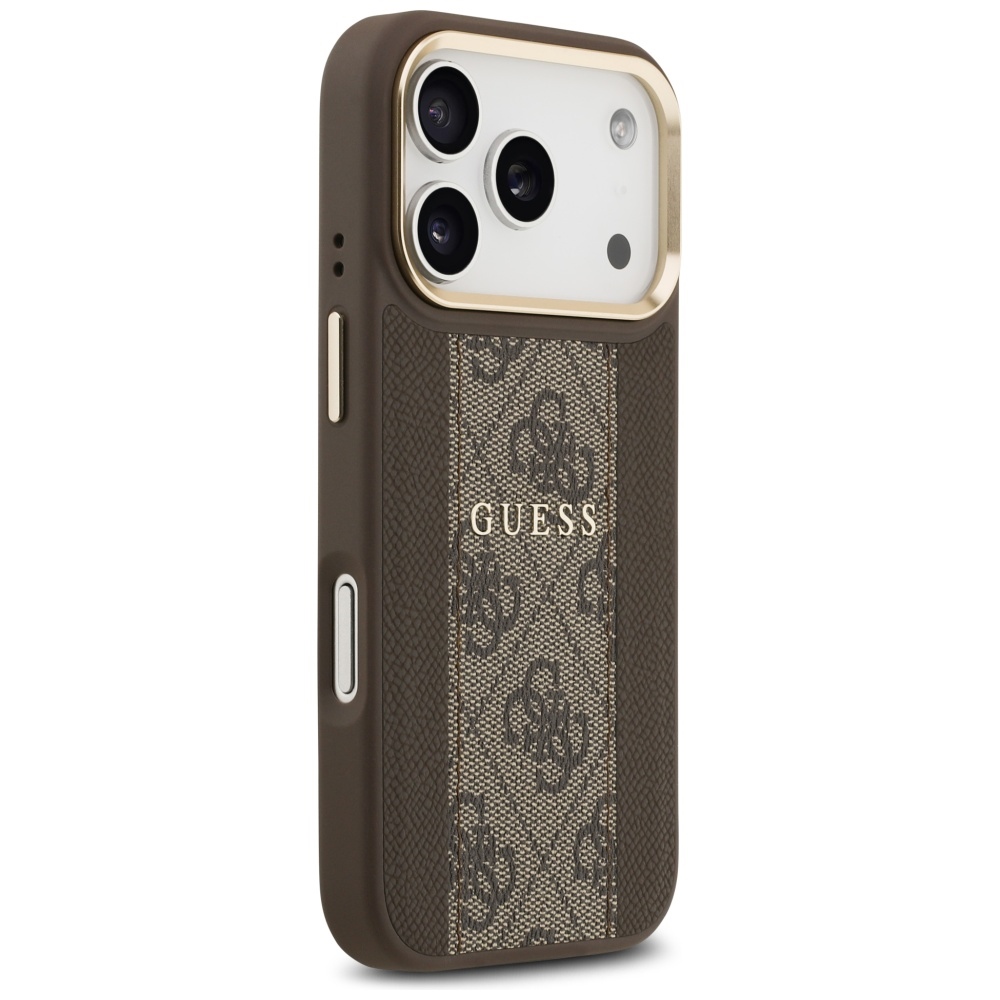 Guess 4G Stripe MagSafe Phone Case Cover iPhone 17 Pro - brown (2)