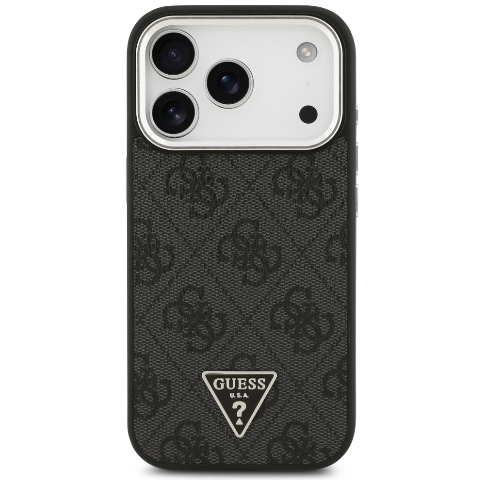 Guess 4G Triangle Logo MagSafe Phone Case Cover iPhone 17 Pro - black (1)
