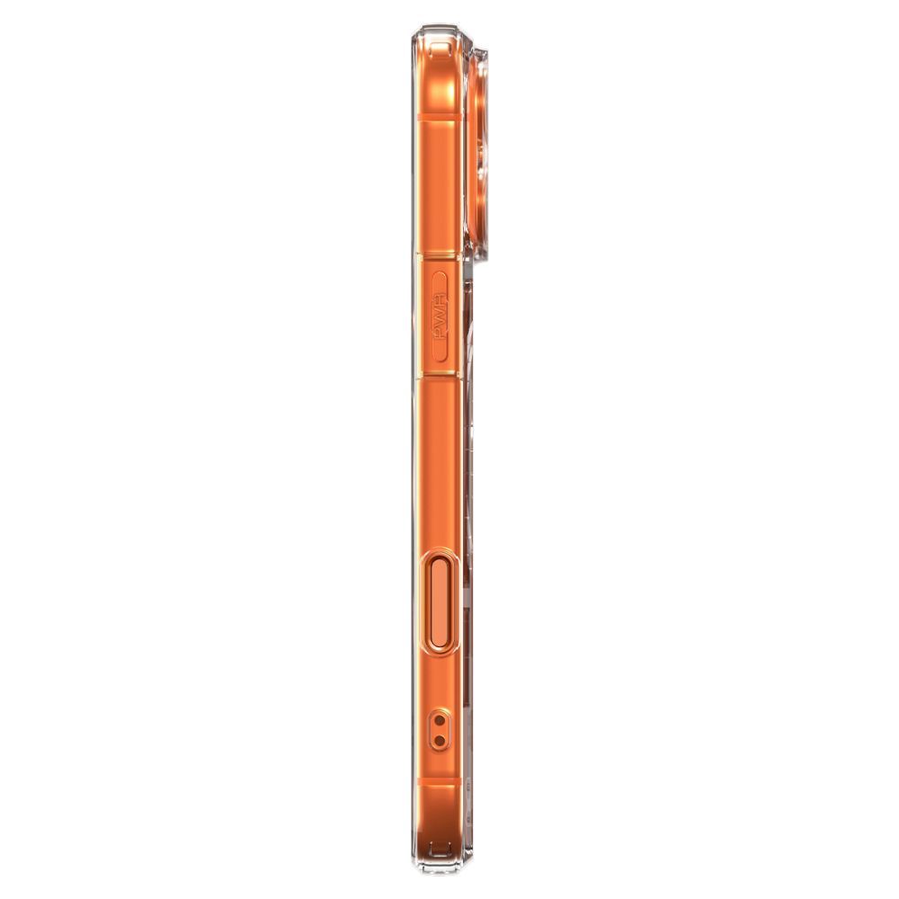 Spigen Thin Fit MagSafe Phone Case Cover iPhone 17 Pro - Transparent Orange (3)