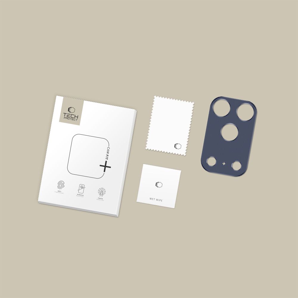 Tech-Protect Camalloy Fit+ Camera Cover iPhone 17 Pro - Navy Blue (3)