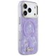 Guess IML Shell Script Metal MagSafe Phone Case Cover iPhone 17 Pro Max - Purple