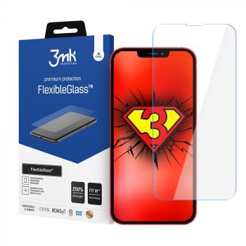 3MK Apple iPhone 14 / 13 / 13 Pro 6.1'' Flexiable Tempered Glass Screen Protector