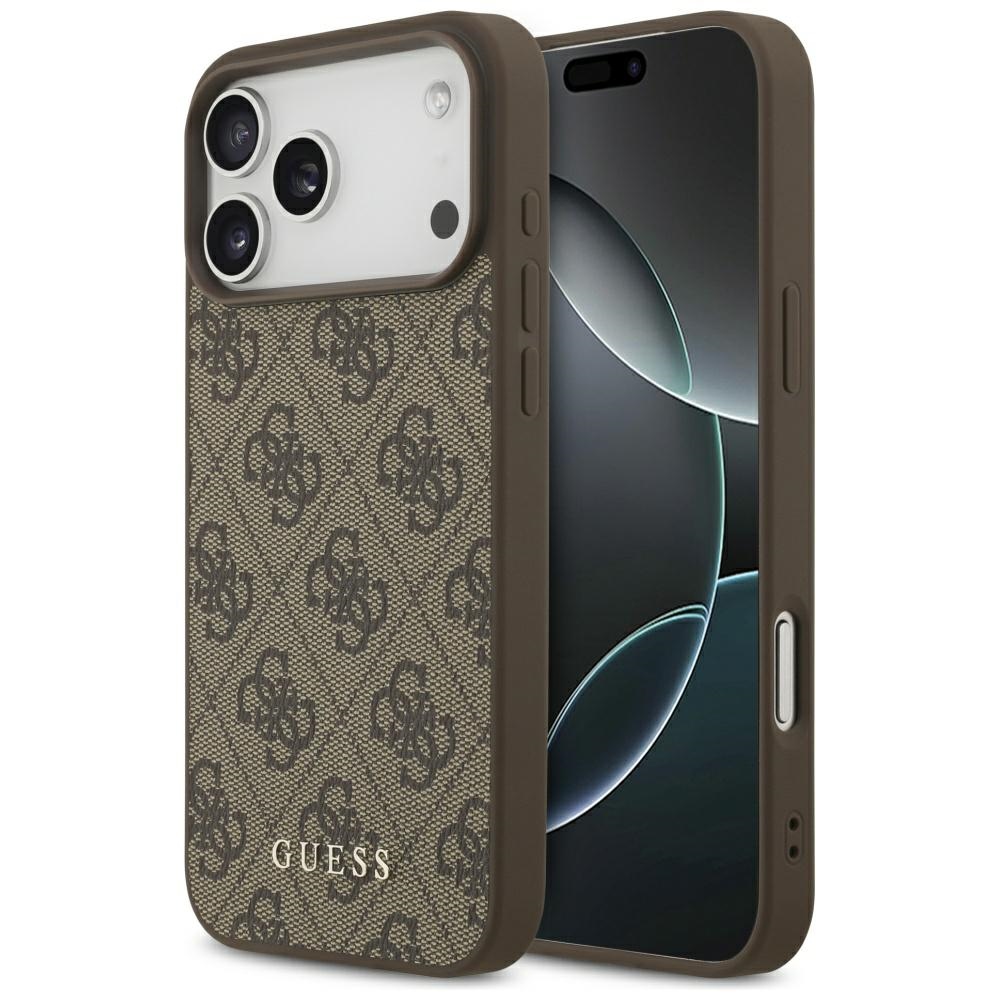 Guess 4G Classic Phone Case Cover iPhone 17 Pro Max - Brown