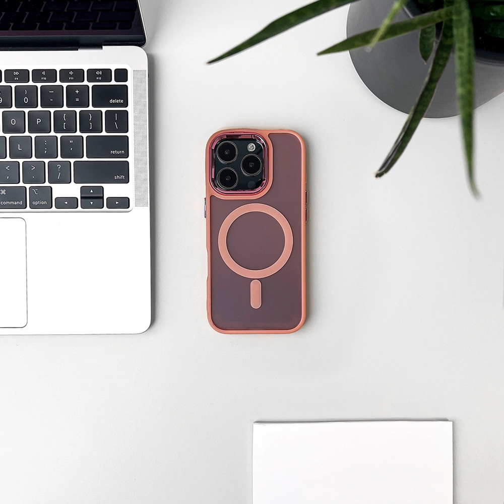 Glitter Case MagSafe Compatible iPhone 17 Pro Max - Pink (3)