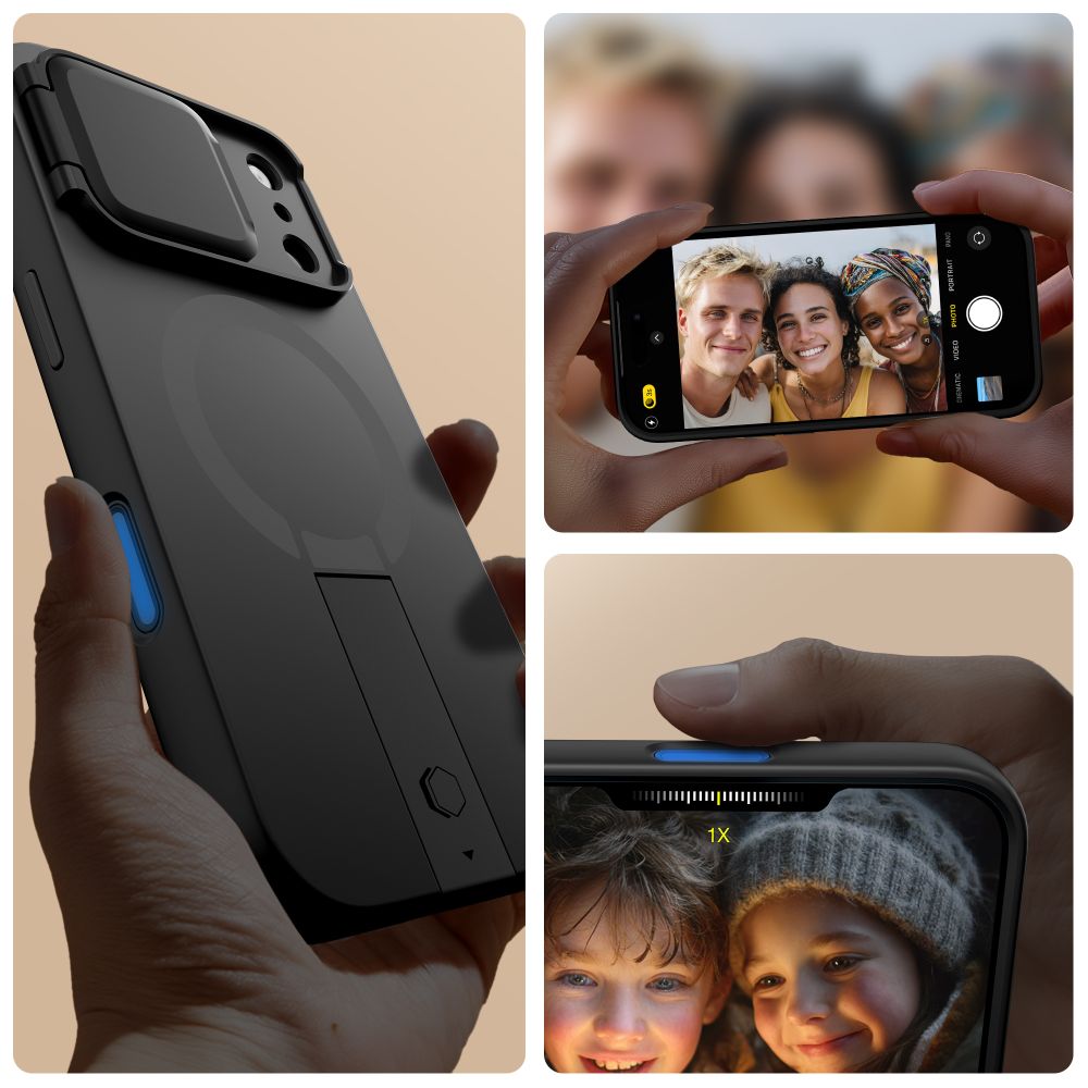 Tech-Protect Kevlar Aura MagSafe Phone Case Cover iPhone 17 Pro Max - Black (0)