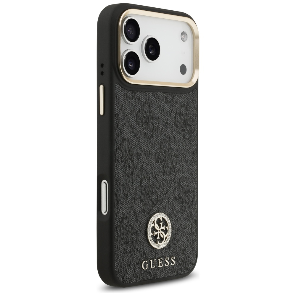 Guess 4G Strass Logo MagSafe Phone Case Cover iPhone 17 Pro Max - Black (2)
