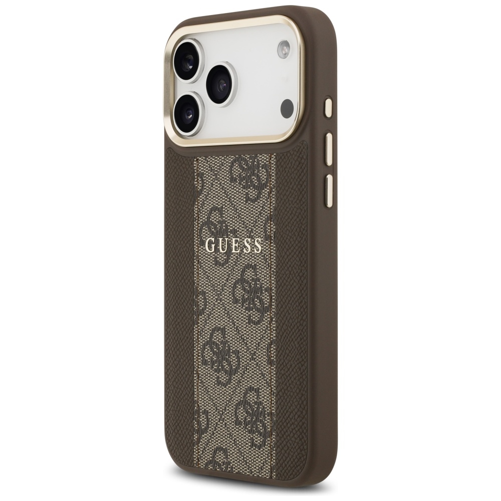 Guess 4G Stripe MagSafe Phone Case Cover iPhone 17 Pro Max - brown (0)