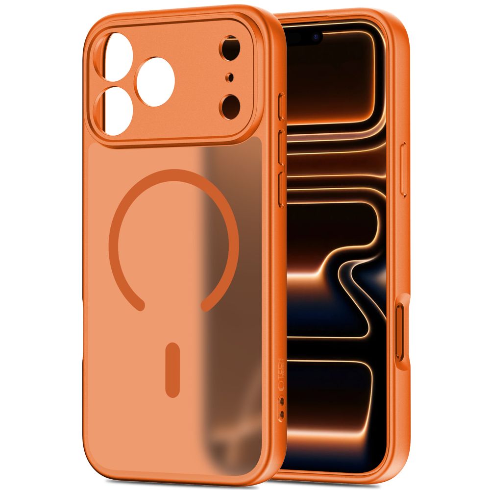 Tech-Protect BasicMag MagSafe Phone Case Cover iPhone 17 Pro Max - Orange (0)