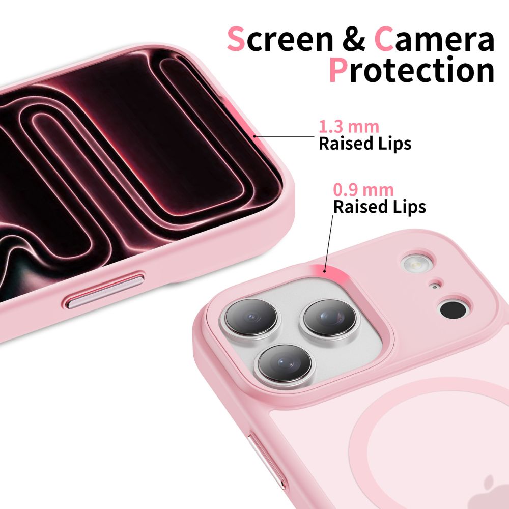 Tech-Protect MagMat MagSafe Phone Case Cover iPhone 17 Pro Max - Pink (2)