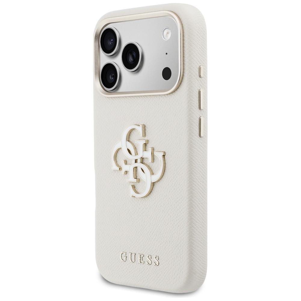 Guess FW Resin Logo Phone Case Cover iPhone 17 Pro Max - Beige (0)