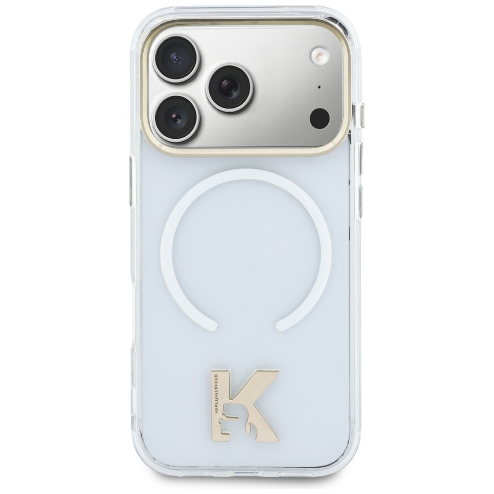 Karl Lagerfeld IML K Head Logo MagSafe Phone Case Cover iPhone 17 Pro Max - Clear (1)