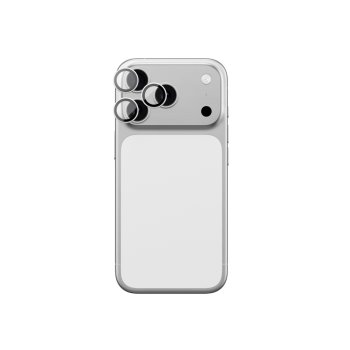 AmazingThing Sapphire Camera Glass iPhone 17 Pro / Pro Max - with Silver Frame