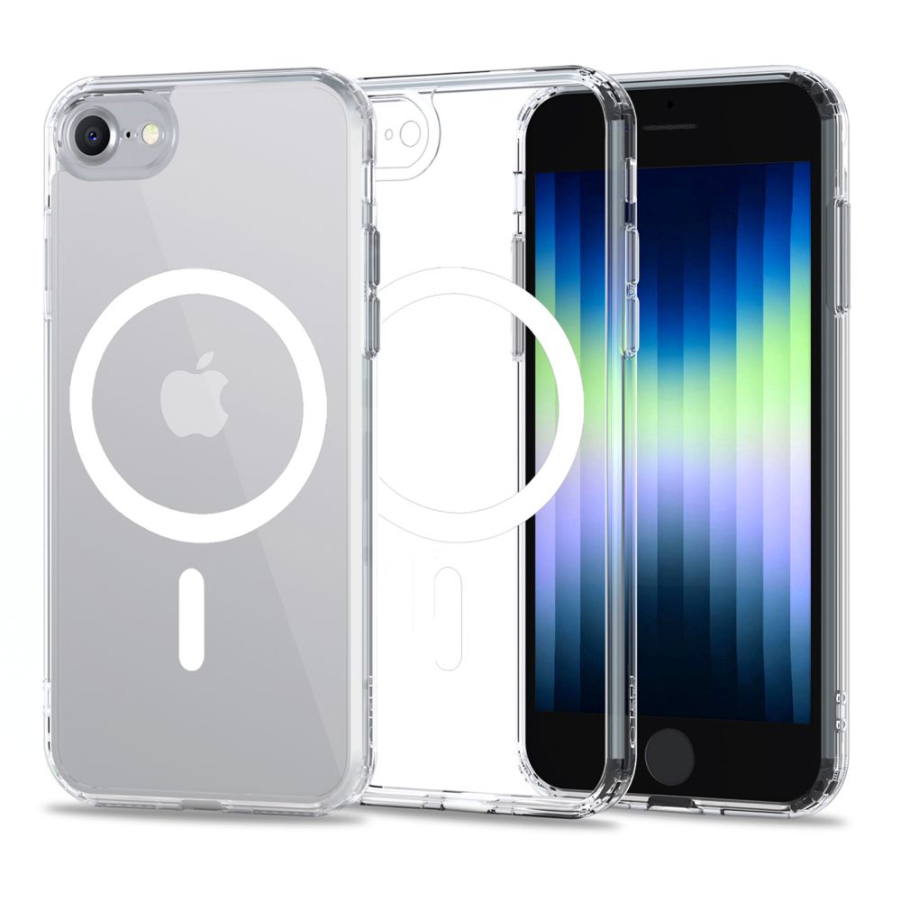Apple iPhone 8 / 7 / SE (2020) (2022) 4.7" Tech-Protect MagMat MagSafe Case Cover, Transparent