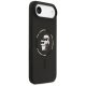 Karl Lagerfeld Silicone Karl&Choupette Ring MagSafe Phone Case Cover iPhone 17 Air - Black