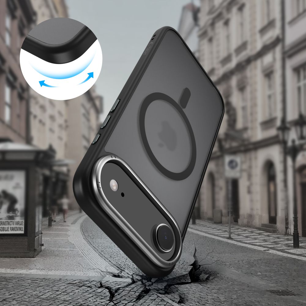 Tech-Protect MagEdge MagSafe Phone Case Cover iPhone 17 Air - Matte Black (3)