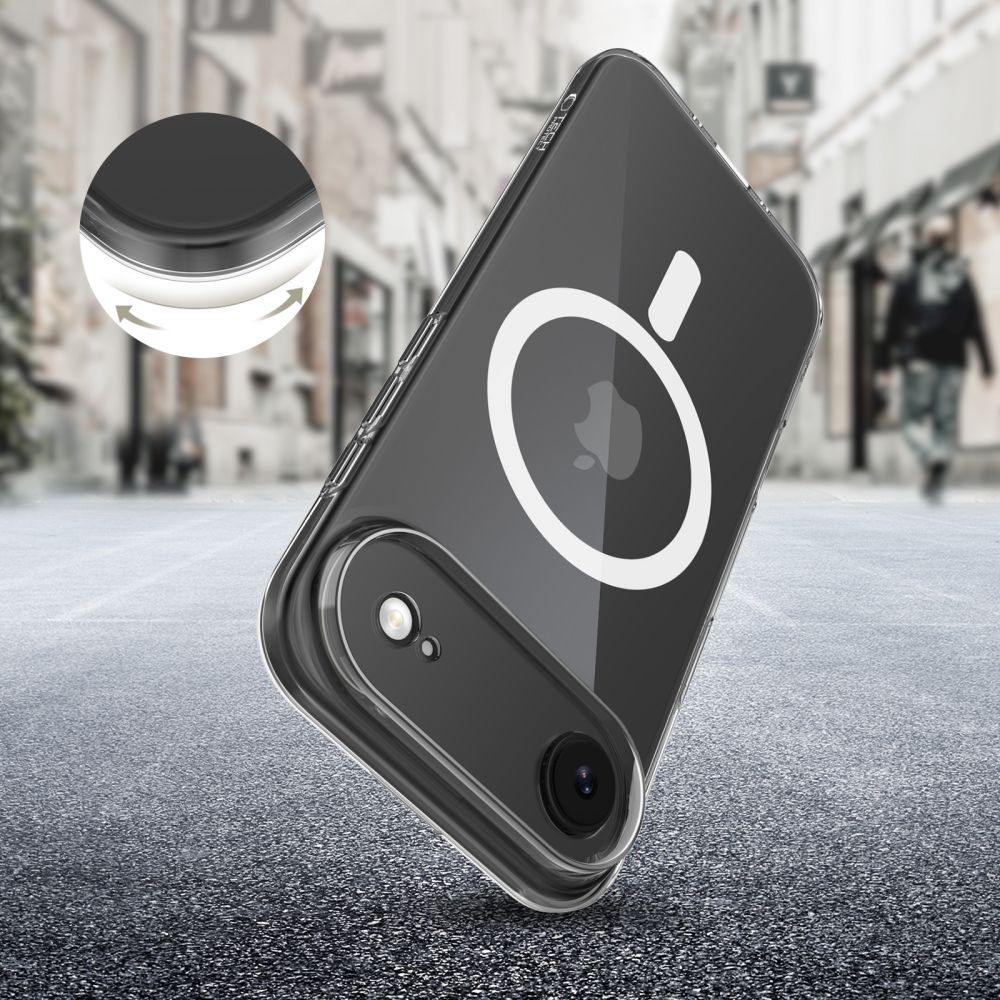 Tech-Protect FlexAir MagSafe Phone Case Cover iPhone 17 Air - Clear (3)