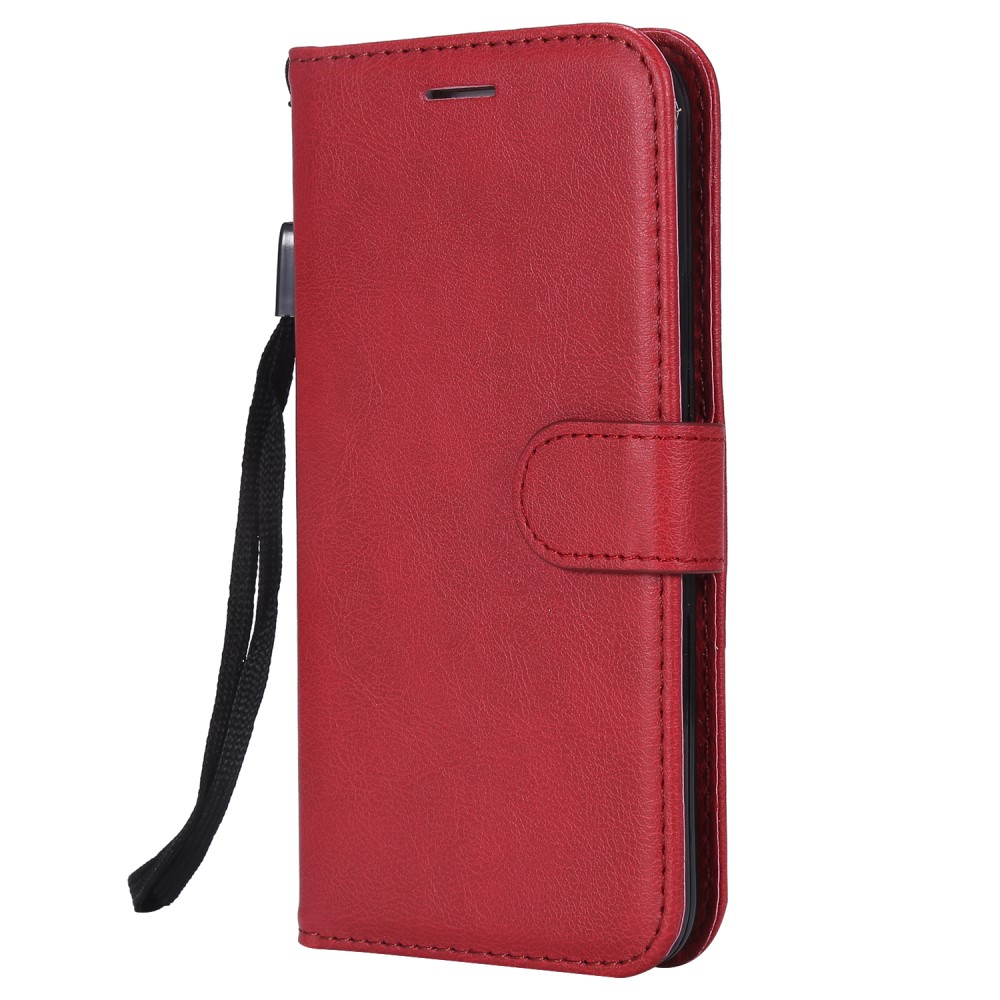 Apple iPhone 5 / 5s / SE Wallet Leather Stand Case Cover, Red (3)