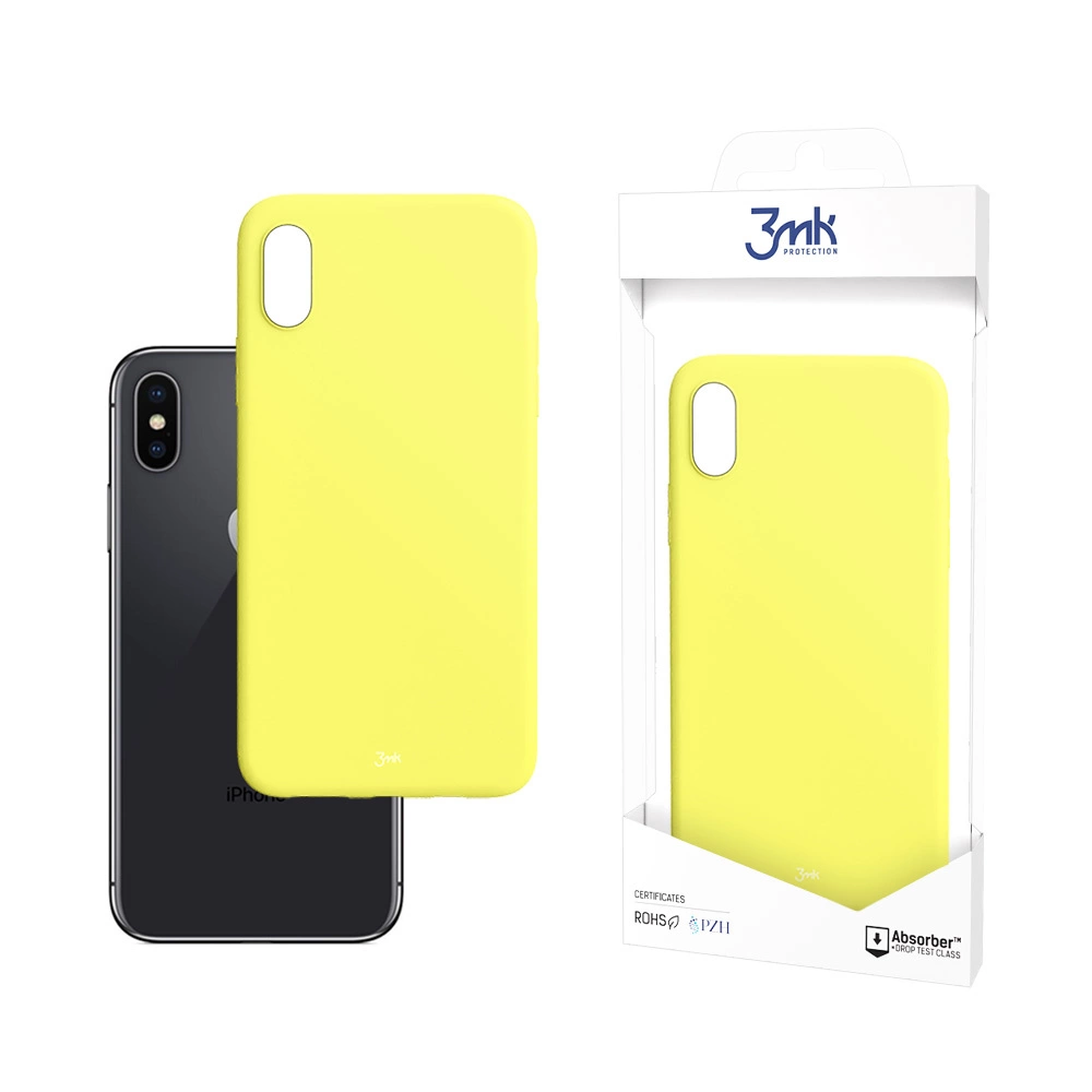 Apple iPhone X / Xs / 10 5.8'' 3MK Matt Case Cover, Yellow