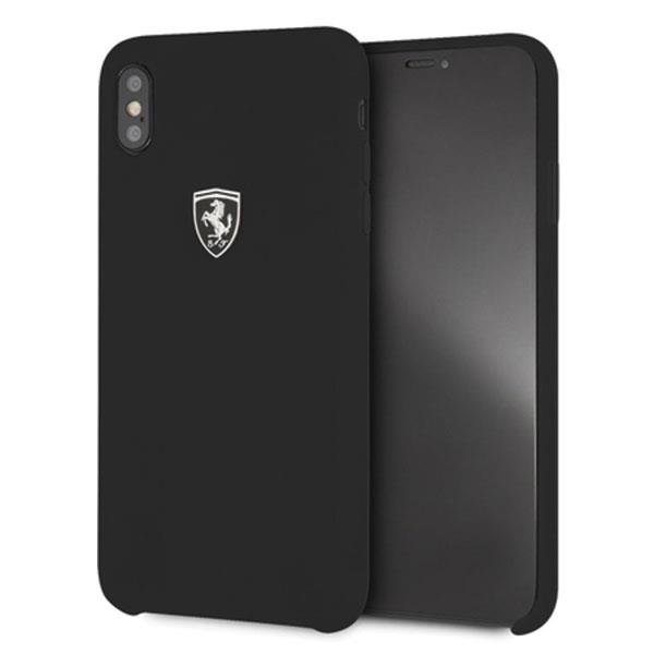 Ferrari Hardcase FEOSIHCI65BK iPhone Xs Max black/black Silicone Off track (0)