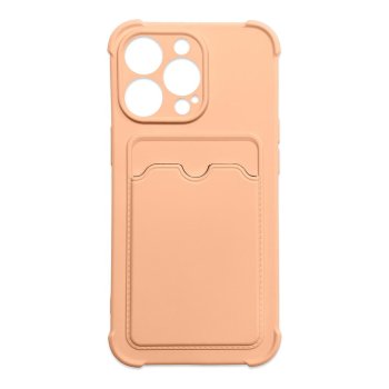 Apple iPhone XS Max 6.5" Silicone Wallet Card Case, Pink