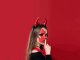 Devil Horns Headband for Halloween Carnival Party