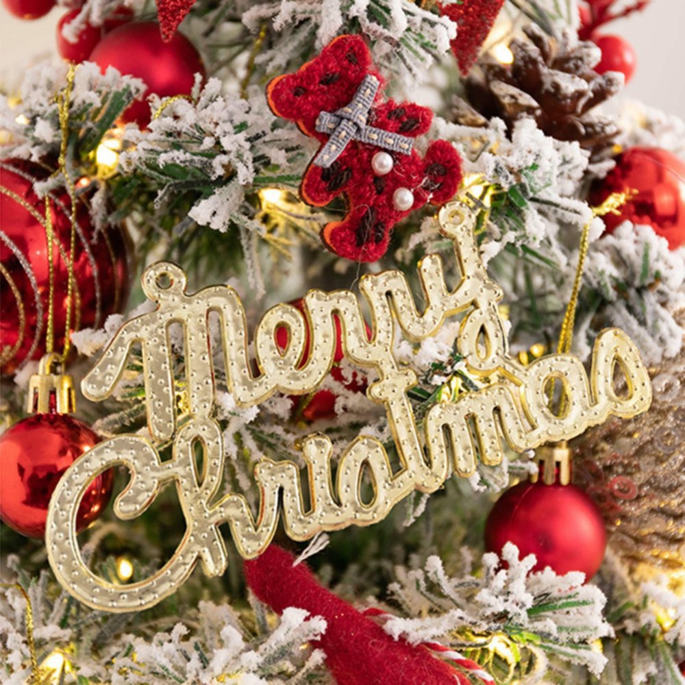 Pre-Decorated Artificial Mini Christmas Tree 45cm Tabletop Decor (0)