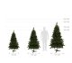 Artificial Christmas Tree ,,Pola\", Decorative Folding Xmas Pine Tree, 1.8m