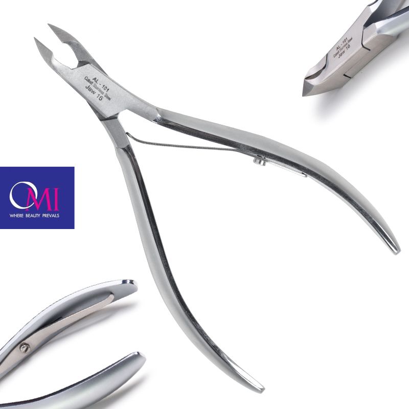 Professional Cuticle and Nail Nippers Omi AL-101 Jaw 16 6mm (0)