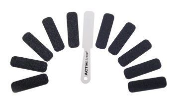 Metal Pedicure Foot File with Replaceable Grit Pads