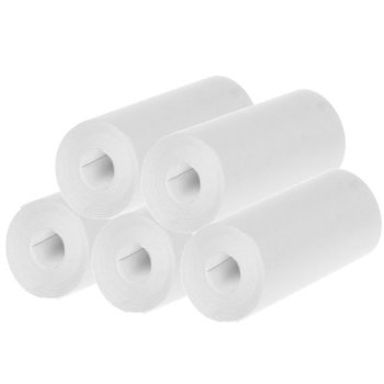 Thermal Paper Rolls for Mini Printer, 5 Pack - Izoxis 22273