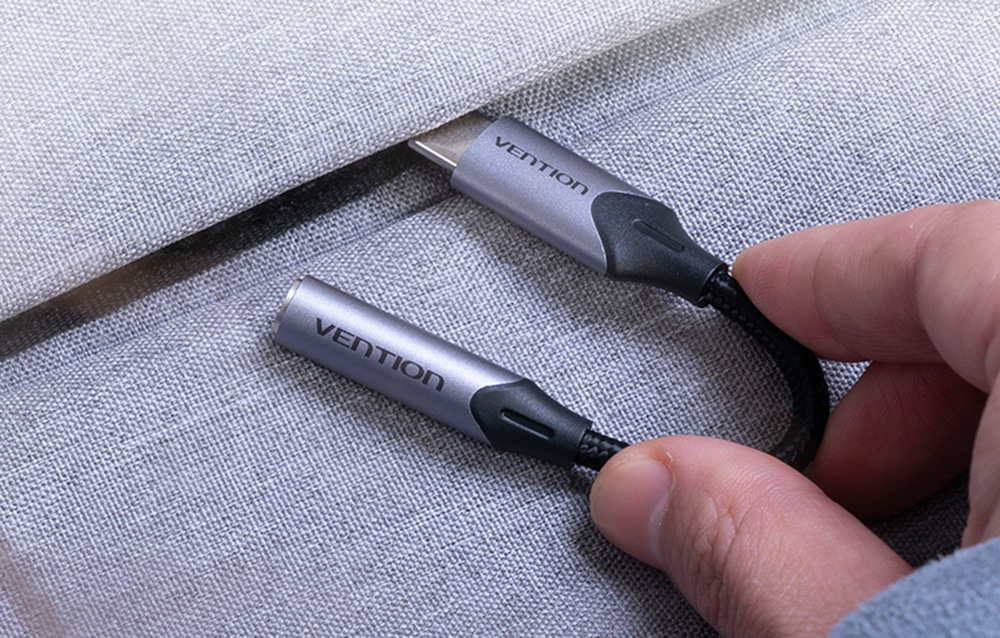 USB-C to 3.5mm Audio Adapter Vention BGJHA 0.1m (0)
