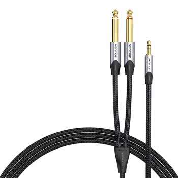 3.5mm to 2x 6.35mm Audio Cable Vention BARHL 10m