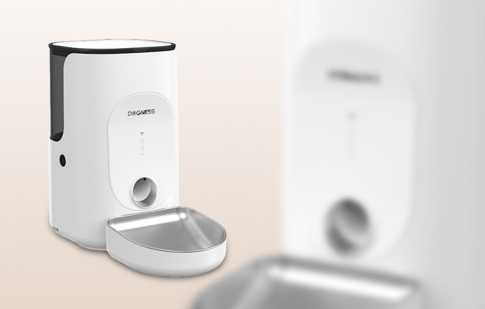 Dogness F16 Smart Food Dispenser WiFi 5G 4L Stainless Steel Bowl White (2)
