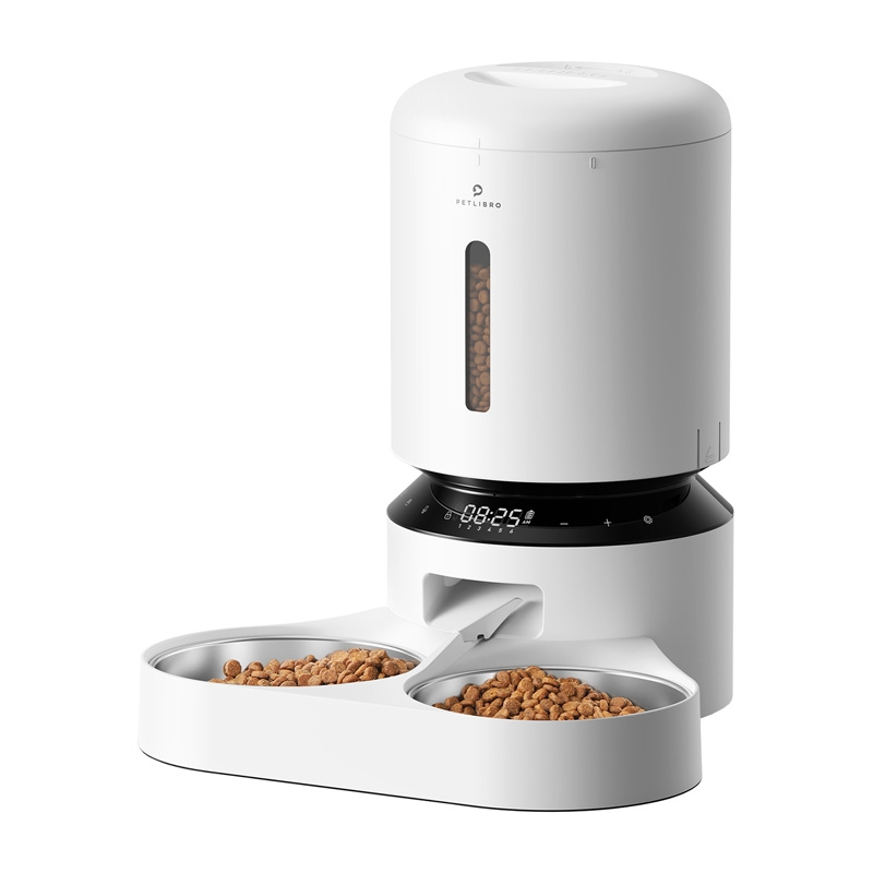 Automatic Pet Feeder Petlibro Granary Double Bowl 5L WiFi White (1)