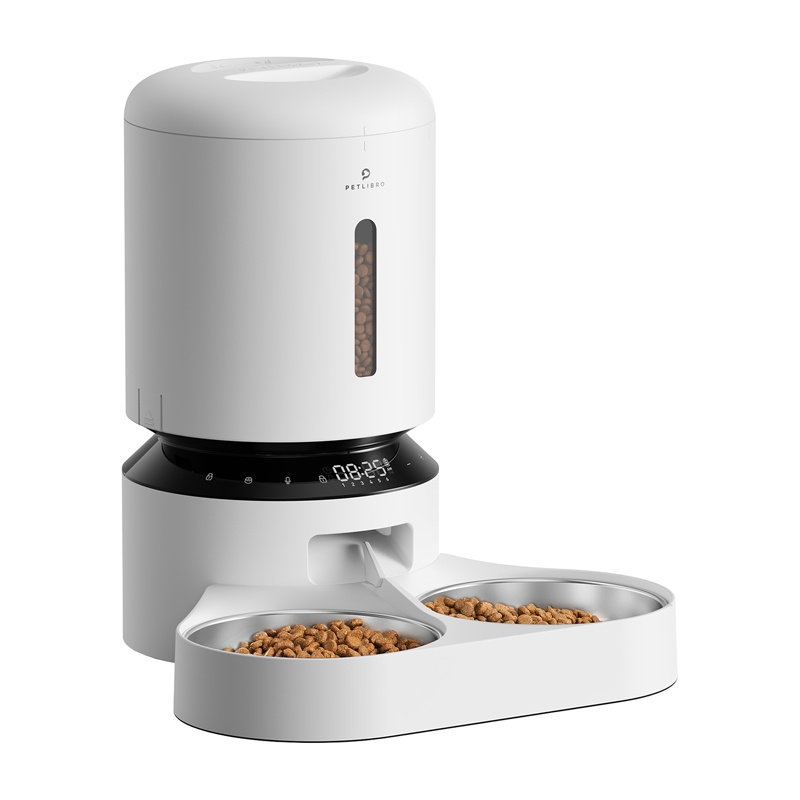 Automatic Pet Feeder Petlibro Granary Double Bowl 5L WiFi White (2)