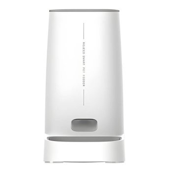 Rojeco Automatic Pet Feeder 4L Button Version - Single Stainless Steel Bowl