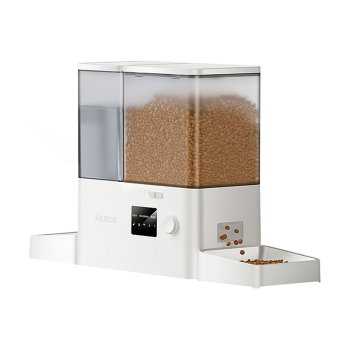Rojeco 2-in-1 Smart Pet Feeder & Water Fountain WiFi 5L/3.5L (White)
