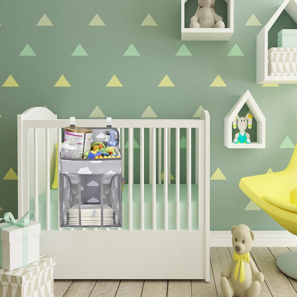 Organizer for Crib, Gray (3)