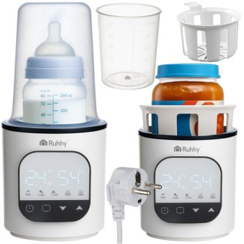 Ruhhy 5-in-1 Baby Bottle Warmer and Sterilizer 25962, White
