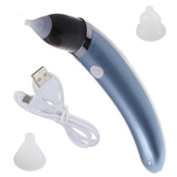 Electric Baby Nasal Aspirator with 5 Suction Levels, Blue