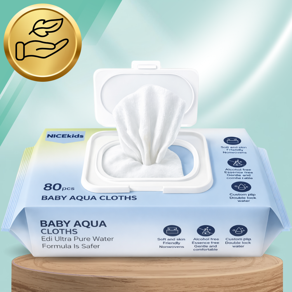 Nicekids Pure Water Wipes 99.9% 24X80 pcs (2)